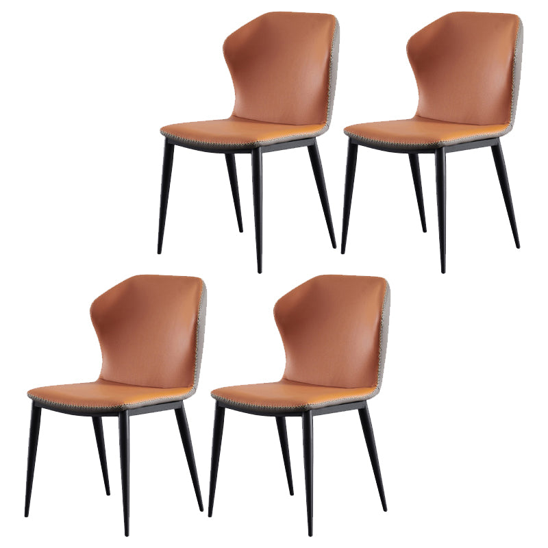 Modern Style Set 1/4/5/7 Pcs with Rectangle Dining Table and Wingback Chairs