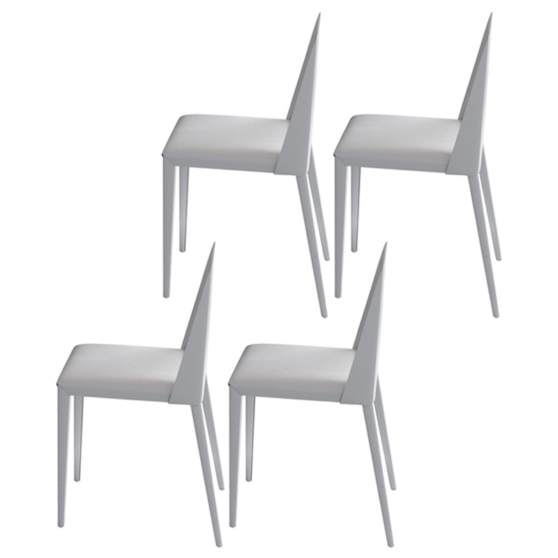 White Dining Table Set 1/3/4/5 Pcs Modern Dining Table with Chairs