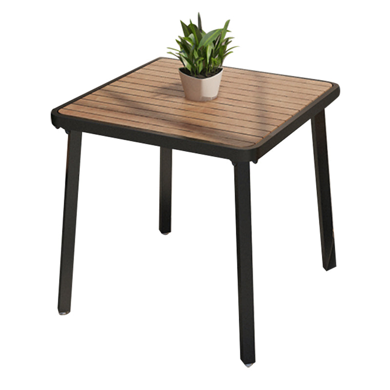 Modern 1/2/3/4/5 Pieces Dining Set Wood Dining Table for Courtyard Balcony