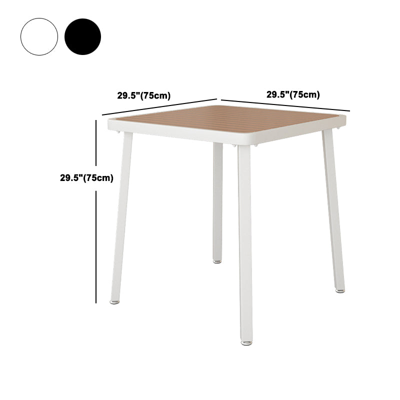 Modern 1/2/3/4/5 Pieces Dining Set Wood Dining Table for Courtyard Balcony