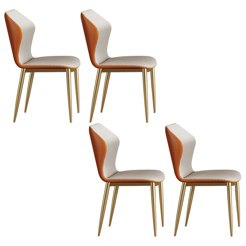 Glam Dining Table Set 1/4/5/7 Pcs Round Sintered Stone Dining Table with Wingback Chairs