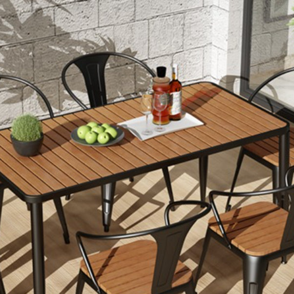 Modern Metal Dining Set 1/4/5/7 Pieces Dining Furniture for Kitchen
