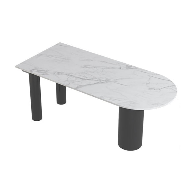 Glam Style Sintered Stone Dining Set Rectangle 1/4/5/6 Pieces Dining Set for Dining Areas