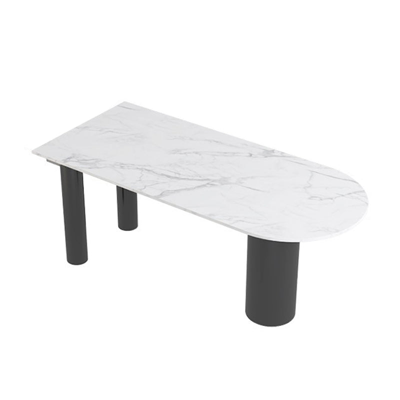 Glam Style Sintered Stone Dining Set Rectangle 1/4/5/6 Pieces Dining Set for Dining Areas