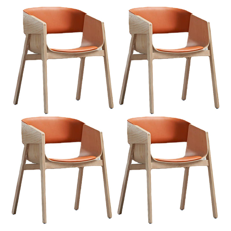 Traditional Wood Dining Arm Chairs Open Back Dining Side Chair