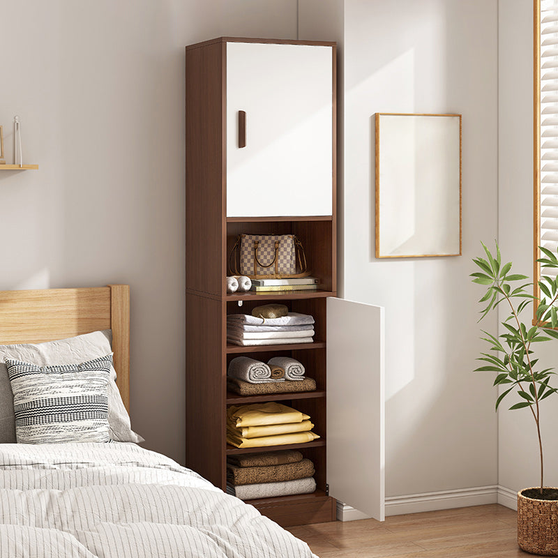 Non-Hanging Storage Cabinet Engineered Wood Cabinet for Bedroom