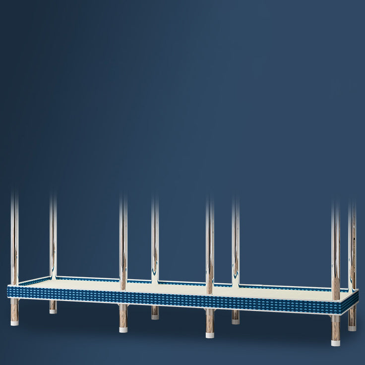 Contemporary Style Wardrobe Metal 1-Door Wardrobe Closet With Legs