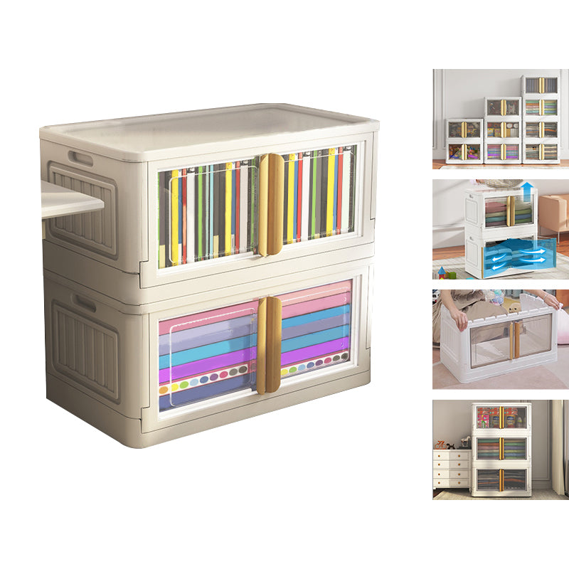 Hinged Storage Cabinet Contemporary Plastic Wardrobe Armoire