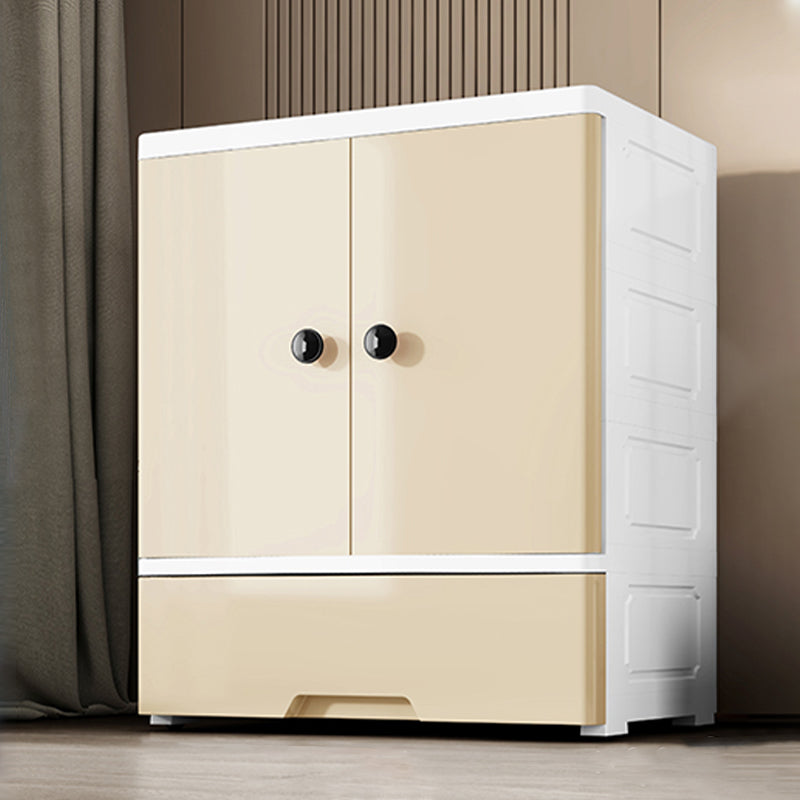 Contemporary Wardrobe Armoire Plastic Wardrobe Closet with Legs