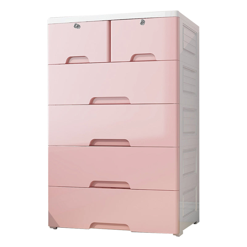 Contemporary Storage Cabinet with Legs Plastic Wardrobe Closet