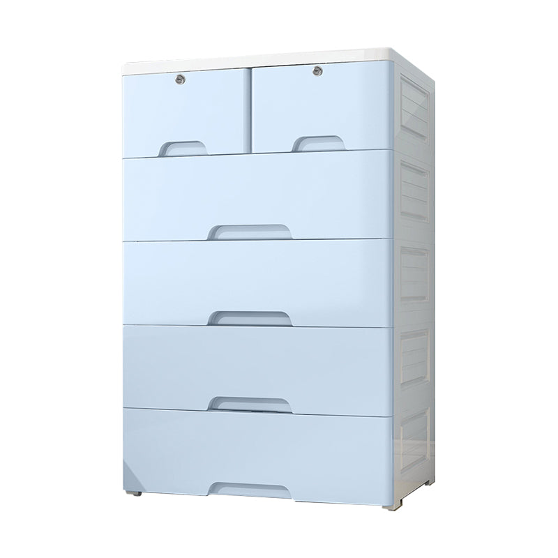 Contemporary Storage Cabinet with Legs Plastic Wardrobe Closet