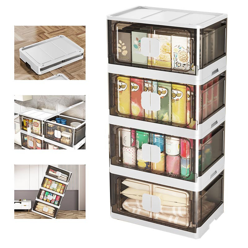 Hinged Storage Cabinet Contemporary Non-Hanging Wardrobe Closet