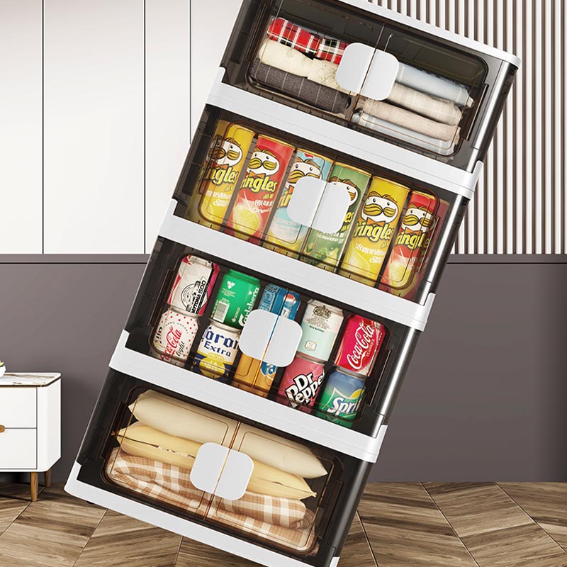 Hinged Storage Cabinet Contemporary Non-Hanging Wardrobe Closet