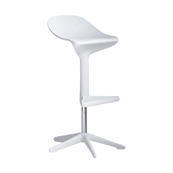 Modern Adjustable Height Counter Stool Plastic Footrest Bar Stool