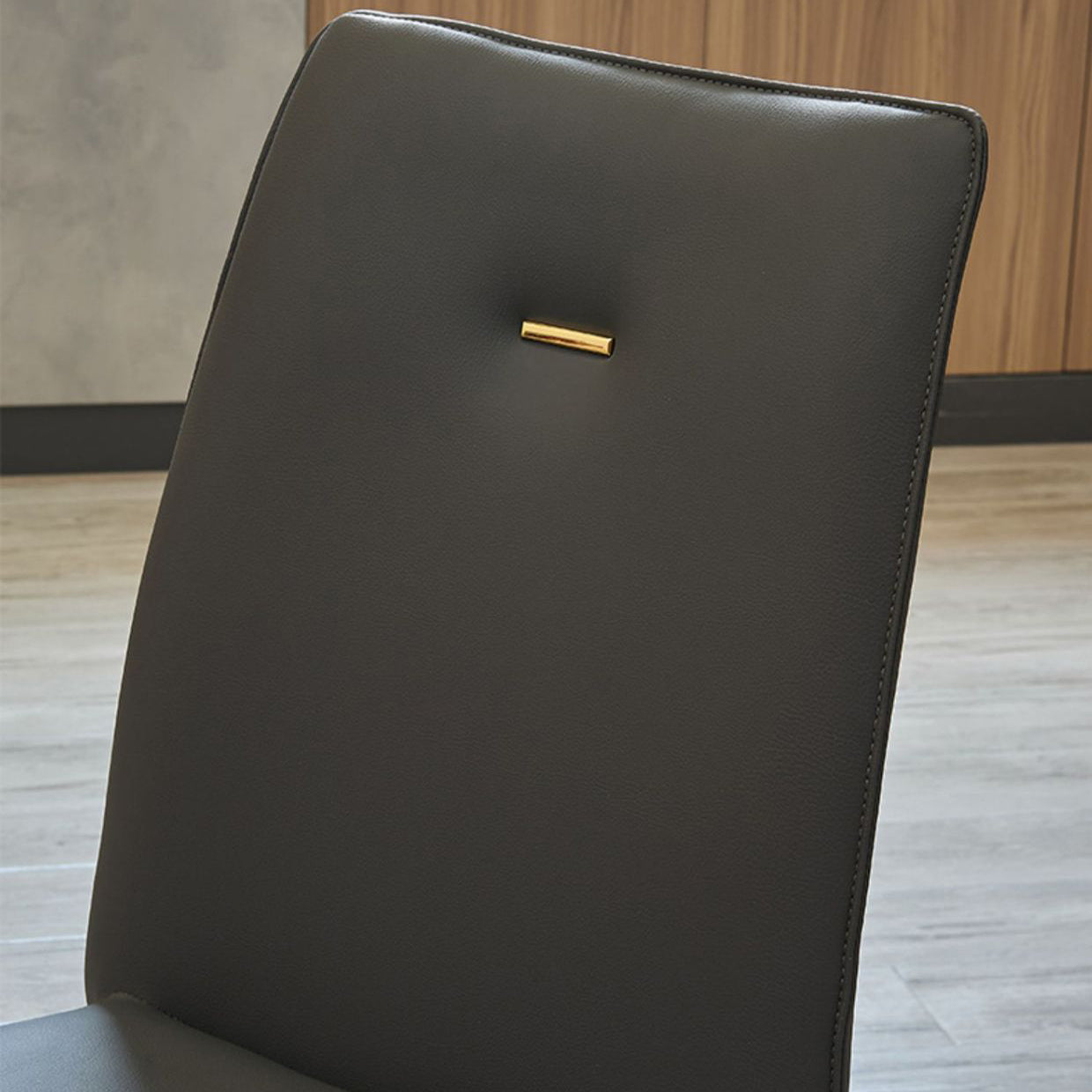 Modern Style Dining Chair Armless Chairs with Metal Legs for Home