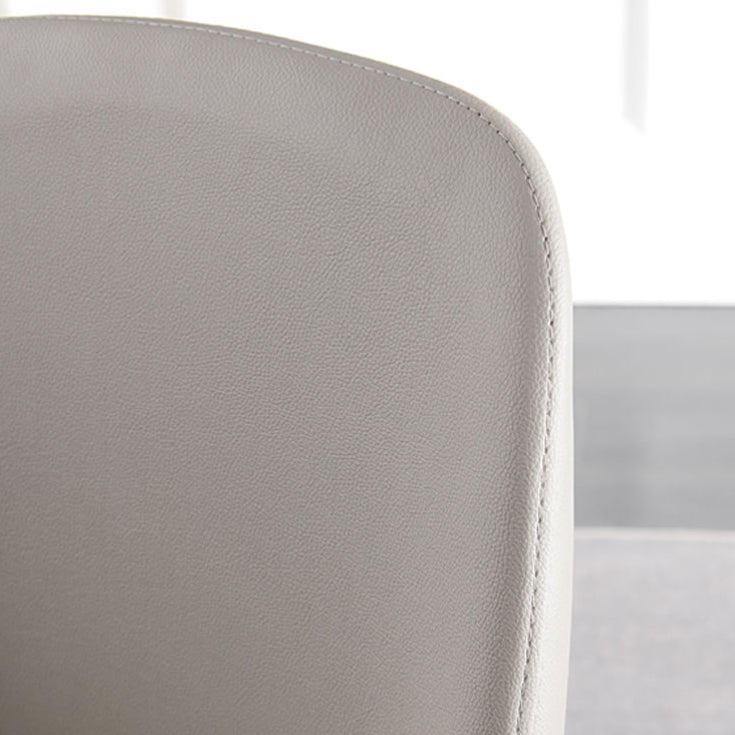 Modern Style Dining Chair Armless Chairs with Wooden Legs for Home