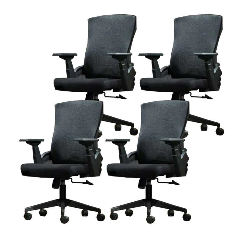 Modern Mesh and Plastic Desk Chair with Hight and Mid Back Home Office Chair