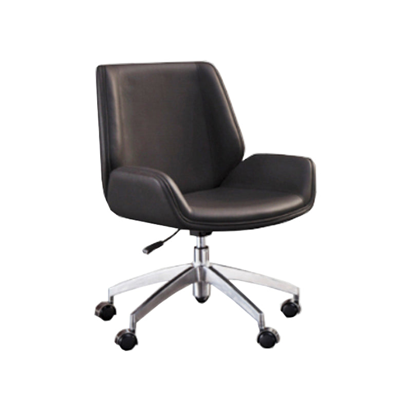 Contemporary Ergonomic Chair Mid-Back No Distressing Conference Chair