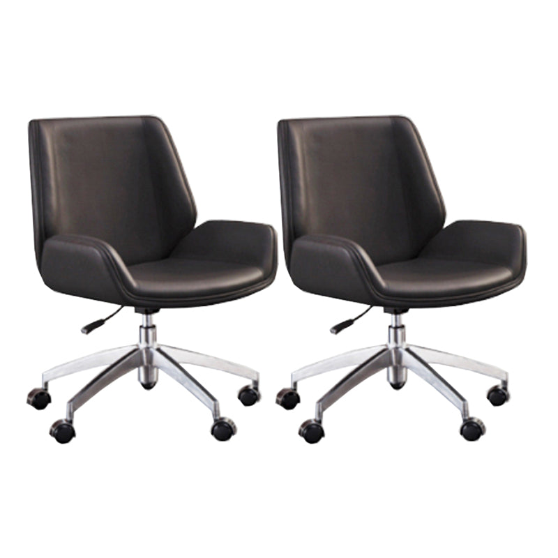 Contemporary Ergonomic Chair Mid-Back No Distressing Conference Chair