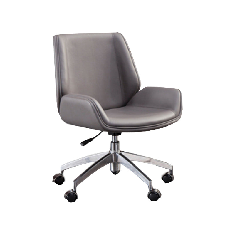 Contemporary Ergonomic Chair Mid-Back No Distressing Conference Chair