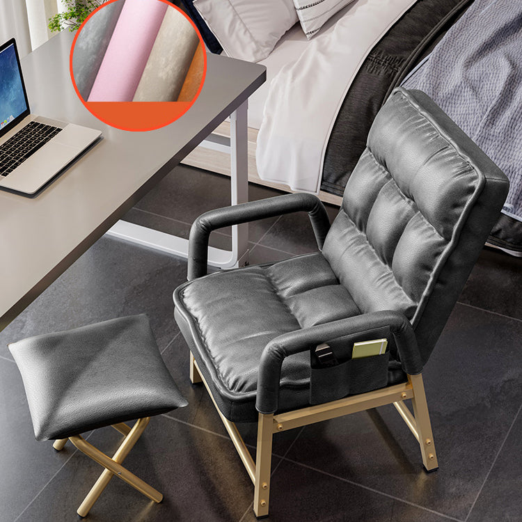Modern Computer Chair Adjustable Back Height Office Mid-Back Chair