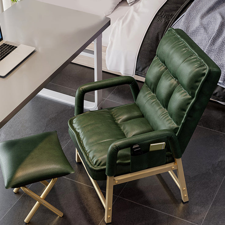 Modern Computer Chair Adjustable Back Height Office Mid-Back Chair
