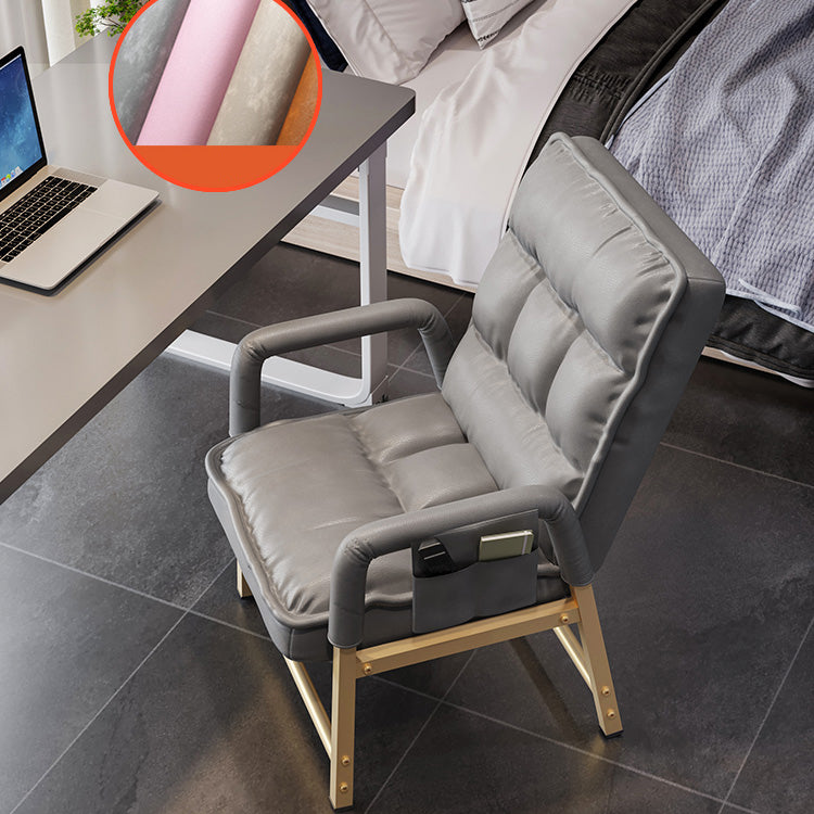 Modern Computer Chair Adjustable Back Height Office Mid-Back Chair