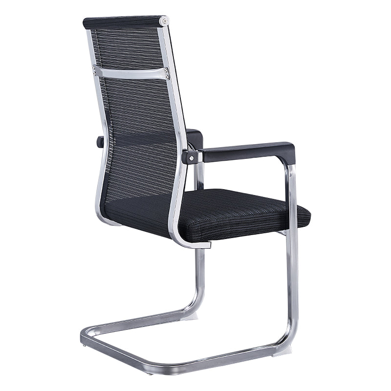 Modern Style Task Chair Ergonomic Office Chair with Fixed Arms