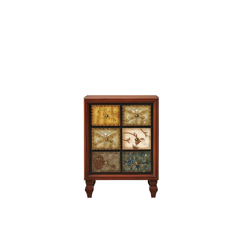 Traditional Style Dresser Solid Wood Storage Chest with Multi Drawers