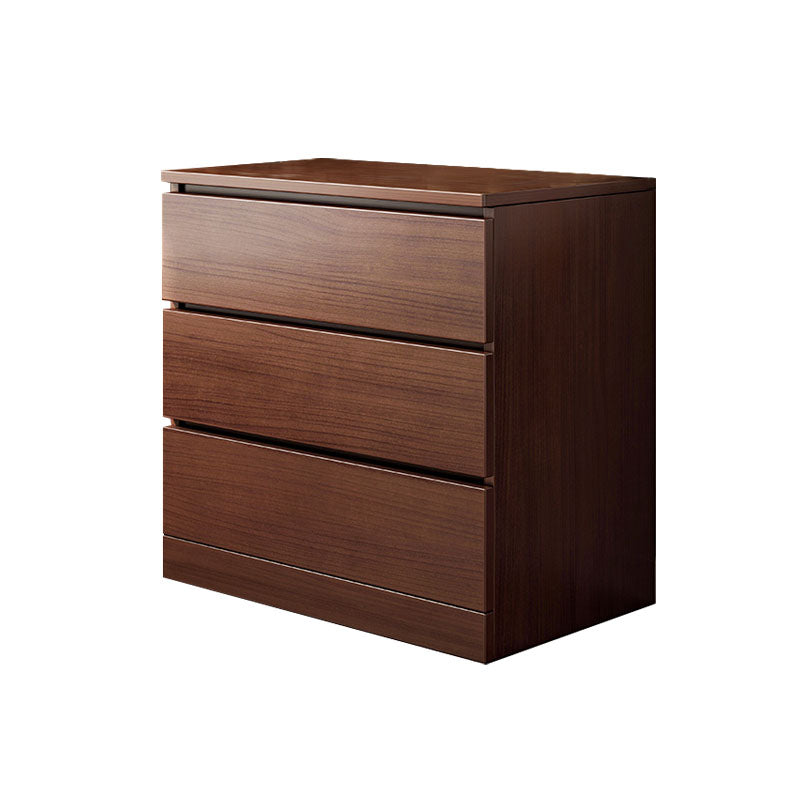 23.5" X 16" Vertical Storage Chest Modern Wood Storage Chest in White and Brown