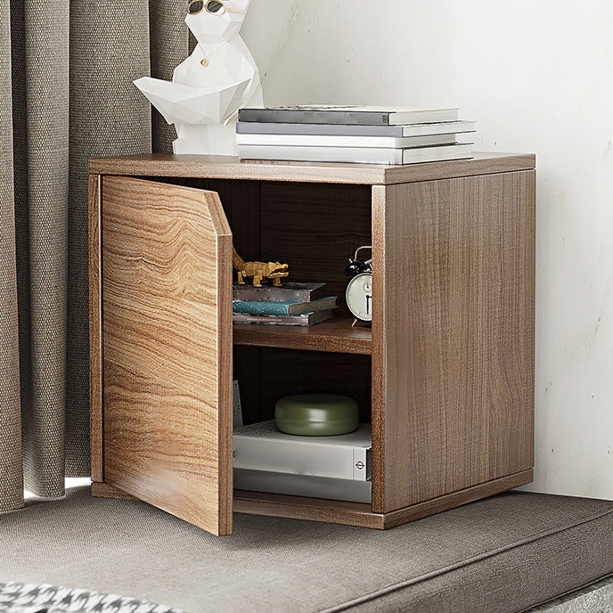 Scandinavian Standard Book Shelf 11.8" W Wood Bookcase for Home