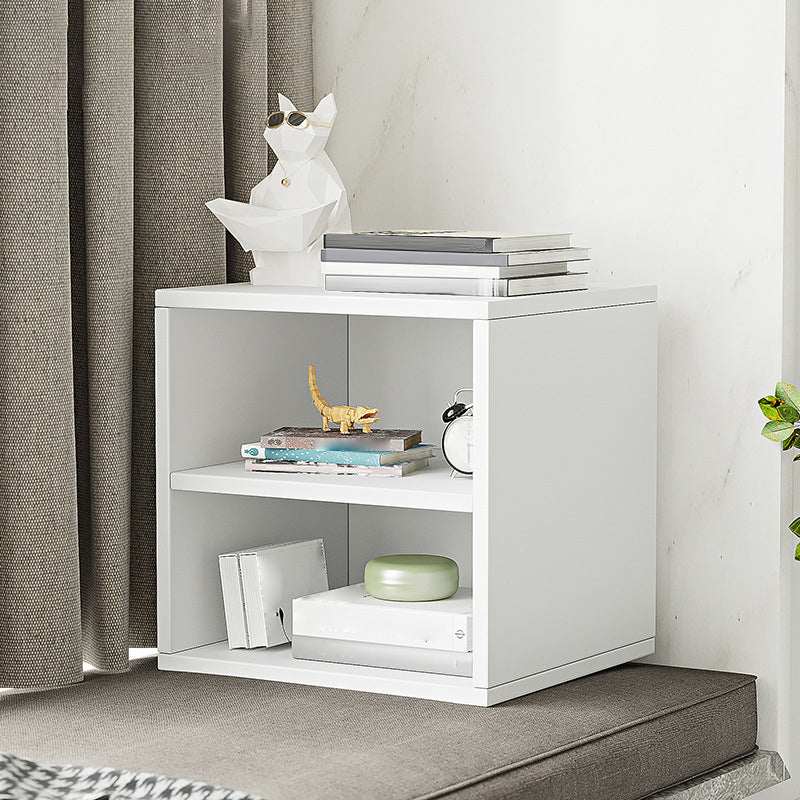 Scandinavian Standard Book Shelf 11.8" W Wood Bookcase for Home