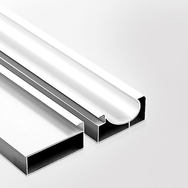 Modern Steel Bookcase, Glass Door Closed Back Bookshelf for Any Room