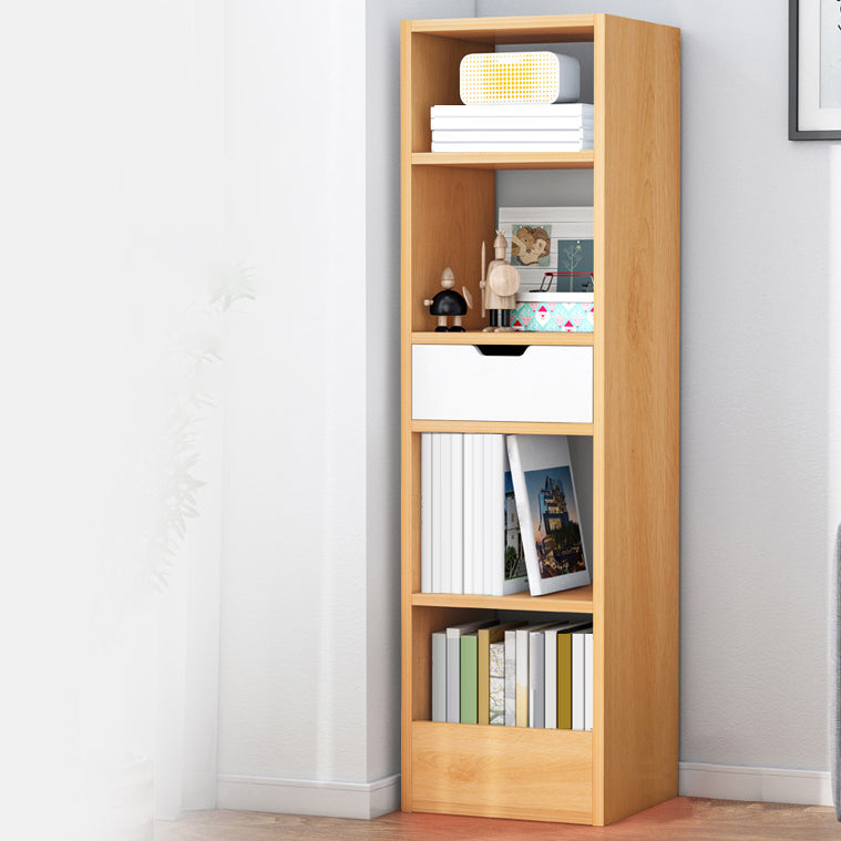 Wooden Bookcase Modern Home Living Room Study Corner Bookshelf