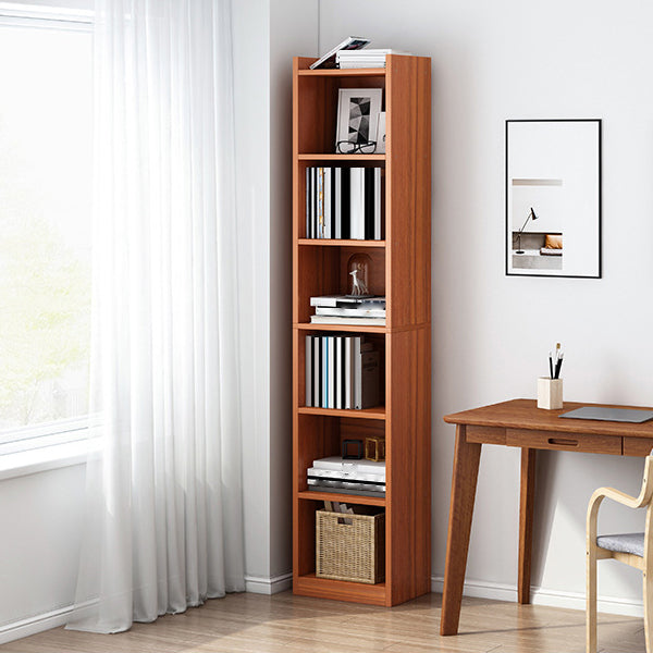 Wooden Bookcase Modern Home Living Room Study Corner Bookshelf