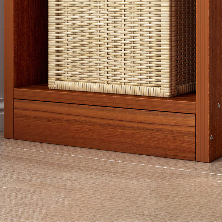 Wooden Bookcase Modern Home Living Room Study Corner Bookshelf