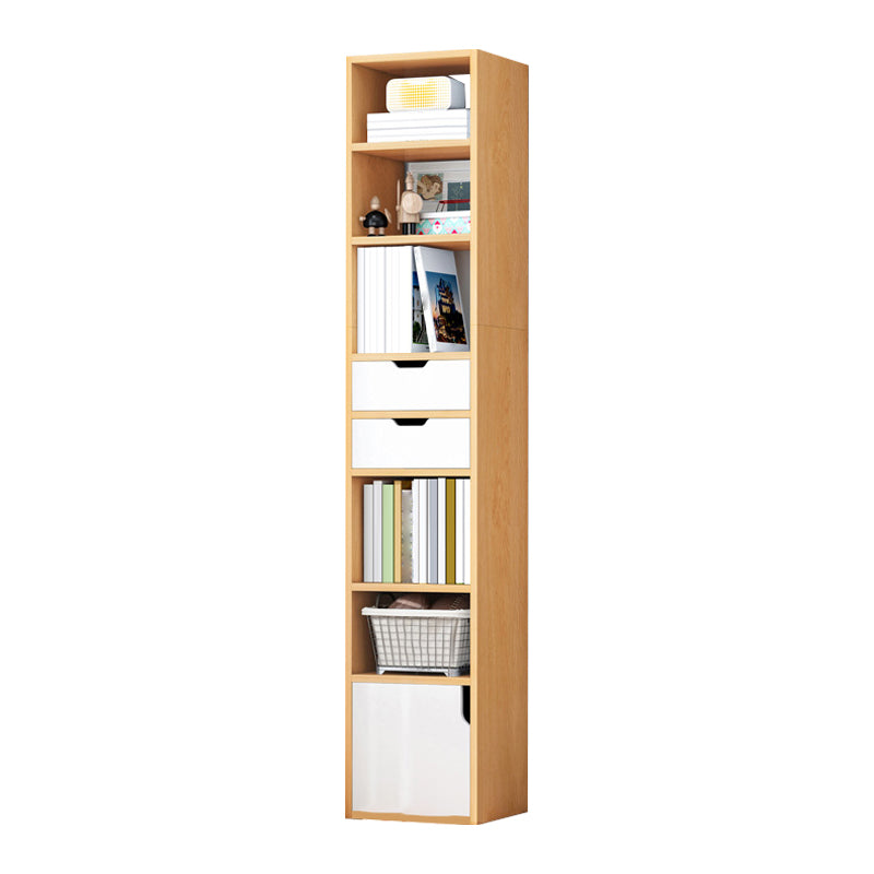 Wooden Bookcase Modern Home Living Room Study Corner Bookshelf