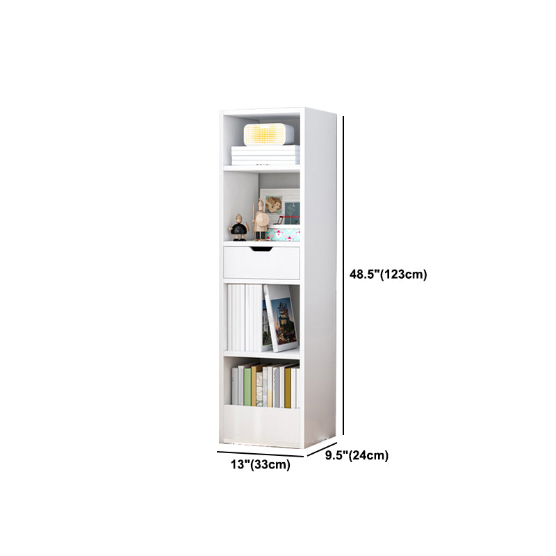 Wooden Bookcase Modern Home Living Room Study Corner Bookshelf