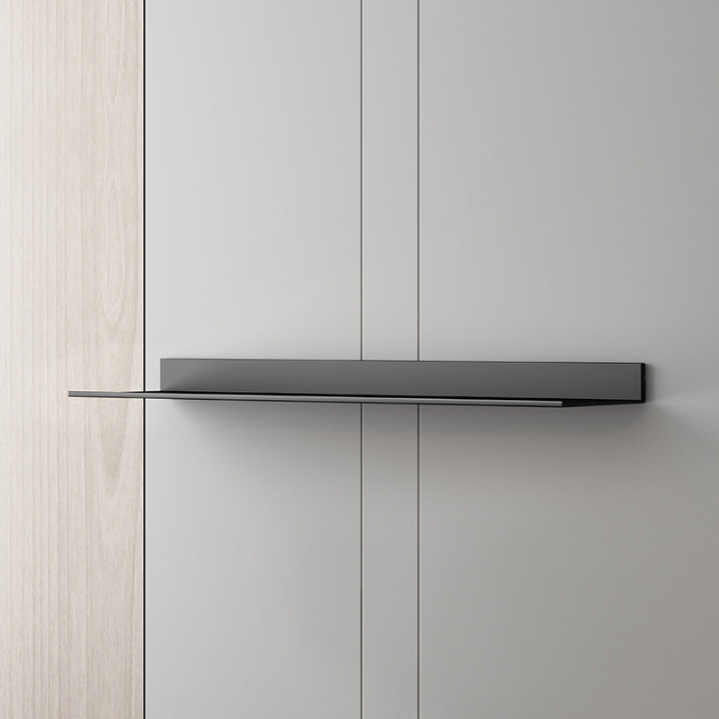 Metal Bookshelf Wall Mounted Contemporary Bookcase for Home Office