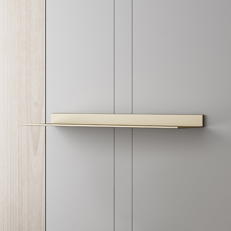 Metal Bookshelf Wall Mounted Contemporary Bookcase for Home Office