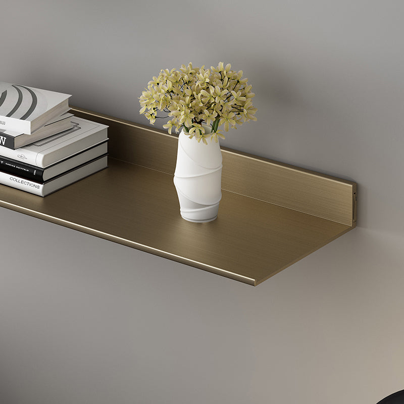 Metal Bookshelf Wall Mounted Contemporary Bookcase for Home Office