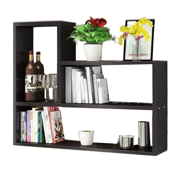 Modern Floating Book Shelf Wall Mounted Manufactured Wood Bookcase