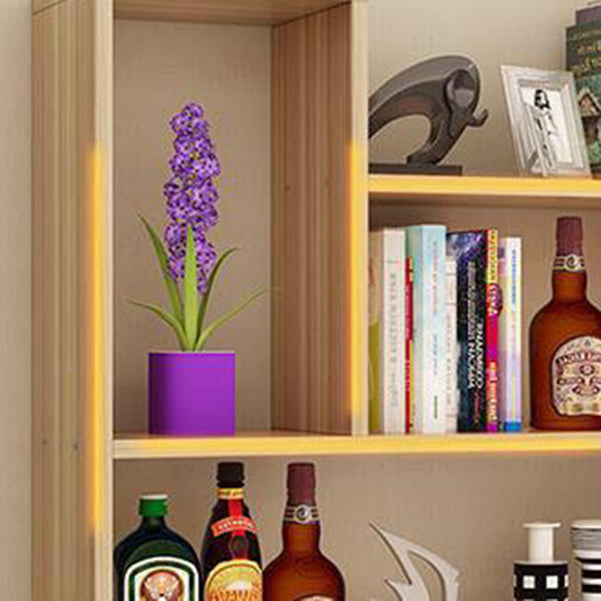 Modern Floating Book Shelf Wall Mounted Manufactured Wood Bookcase