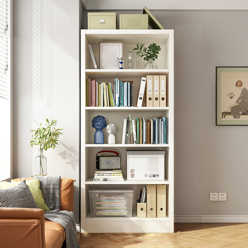 Closed Wooden Bookcase Modern Home Minimalist Living Room Standard Bookshelf