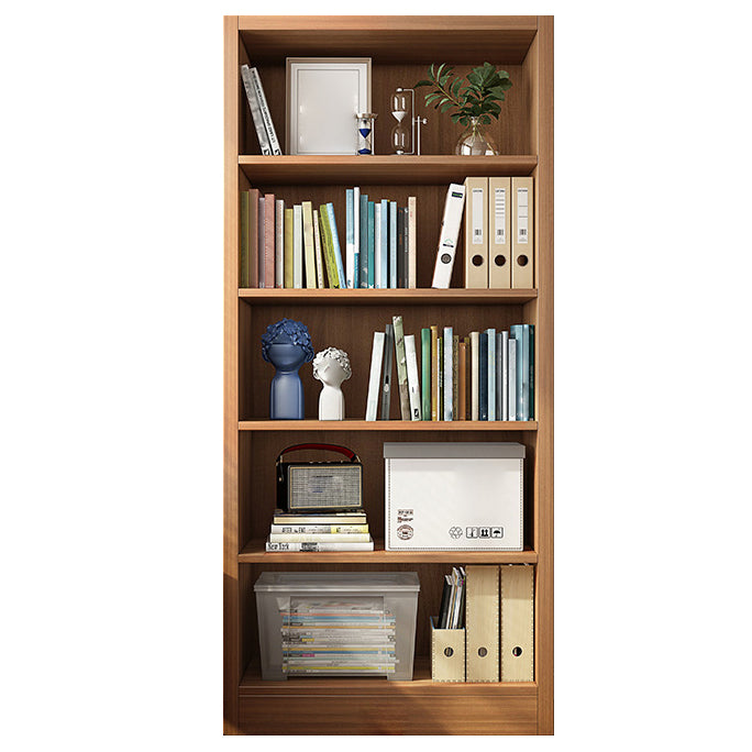 Closed Wooden Bookcase Modern Home Minimalist Living Room Standard Bookshelf