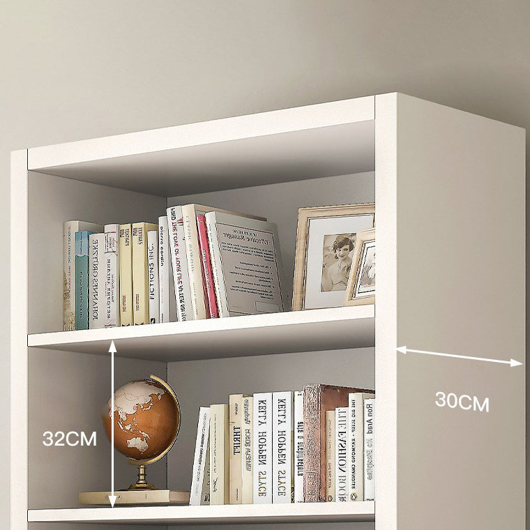 Closed Wooden Bookcase Modern Home Minimalist Living Room Standard Bookshelf