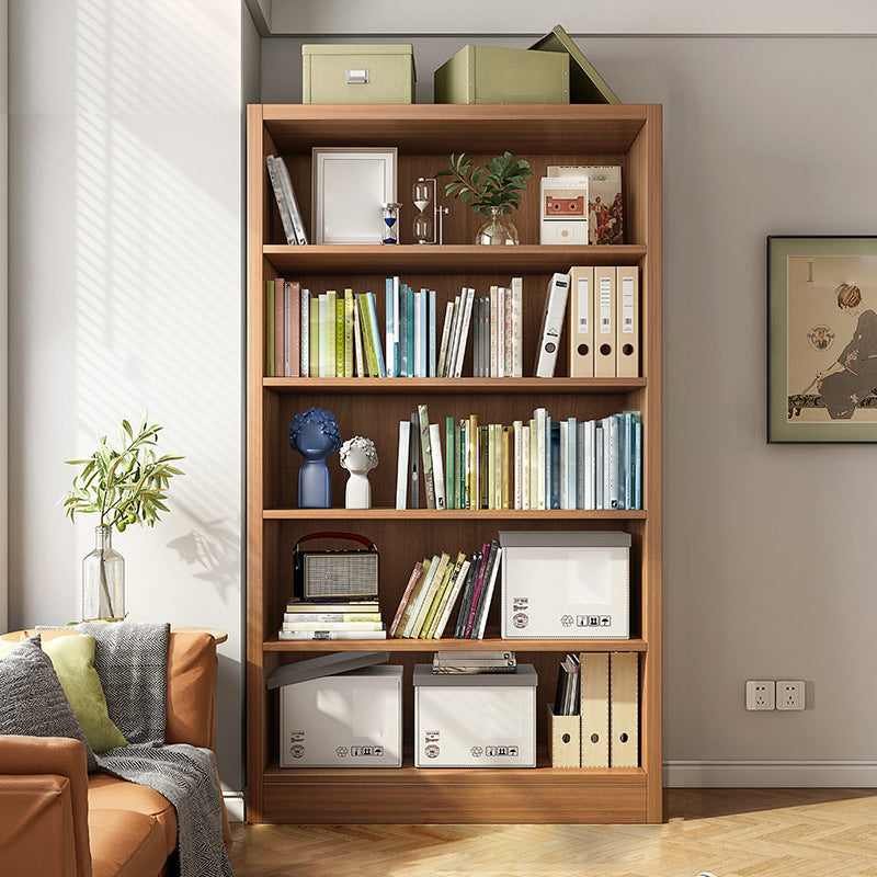 Closed Wooden Bookcase Modern Home Minimalist Living Room Standard Bookshelf