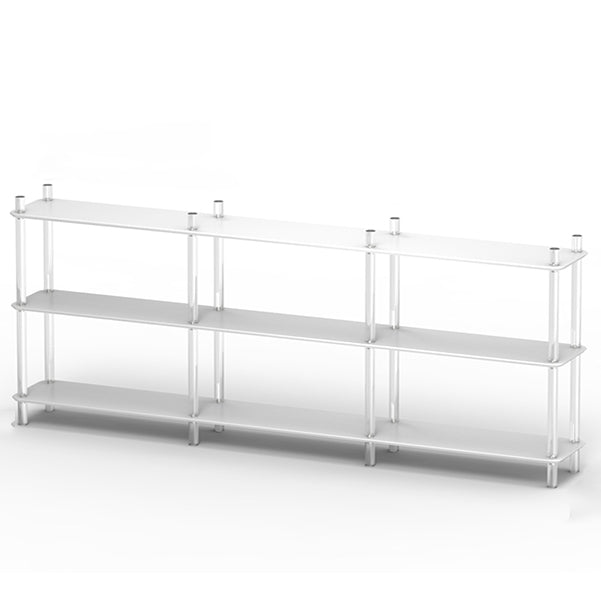 Acrylic Frame Bookshelf Open Storage Scandinavian Etagere Bookcase