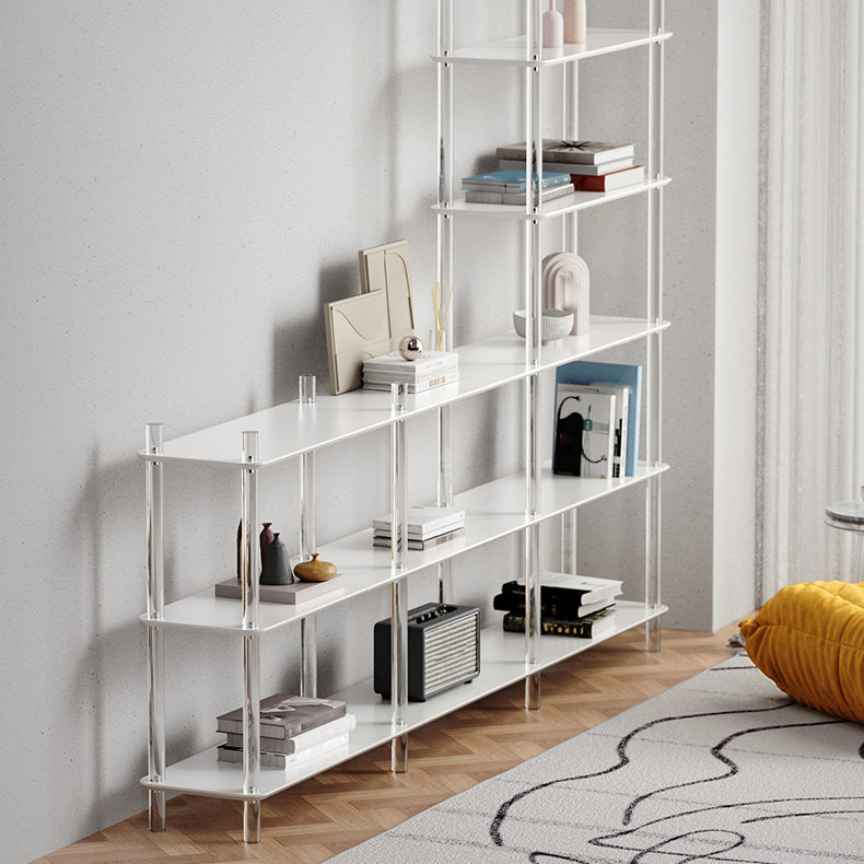 Acrylic Frame Bookshelf Open Storage Scandinavian Etagere Bookcase