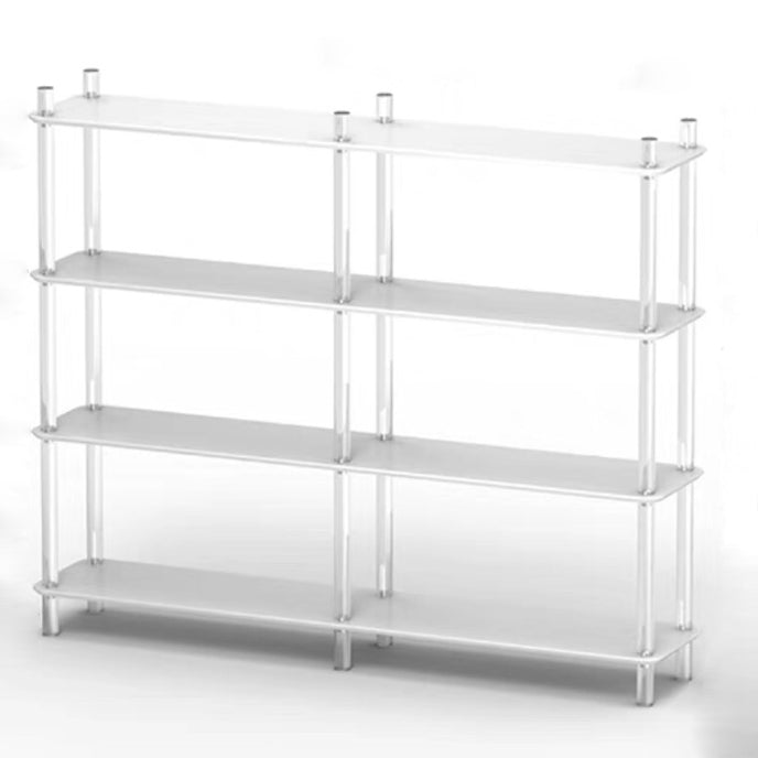 Acrylic Frame Bookshelf Open Storage Scandinavian Etagere Bookcase